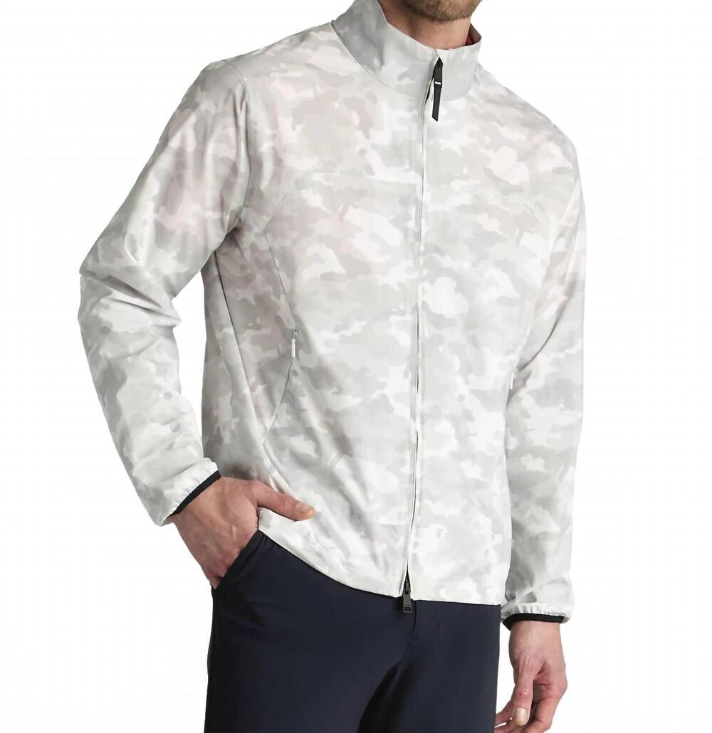 NEW G/FORE parachute windbreaker jacket in snow camo